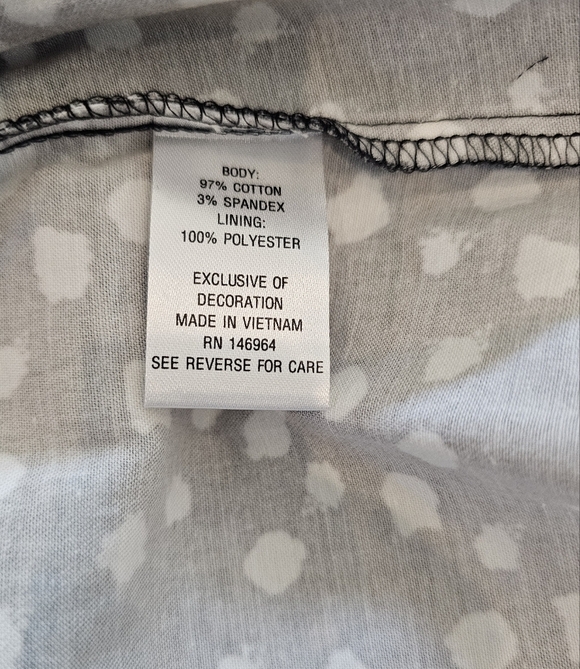 Robbie Bee Polka Dot Fit & Flare Dress Size 10 Sleeveless Floral Detail - Picture 7 of 9